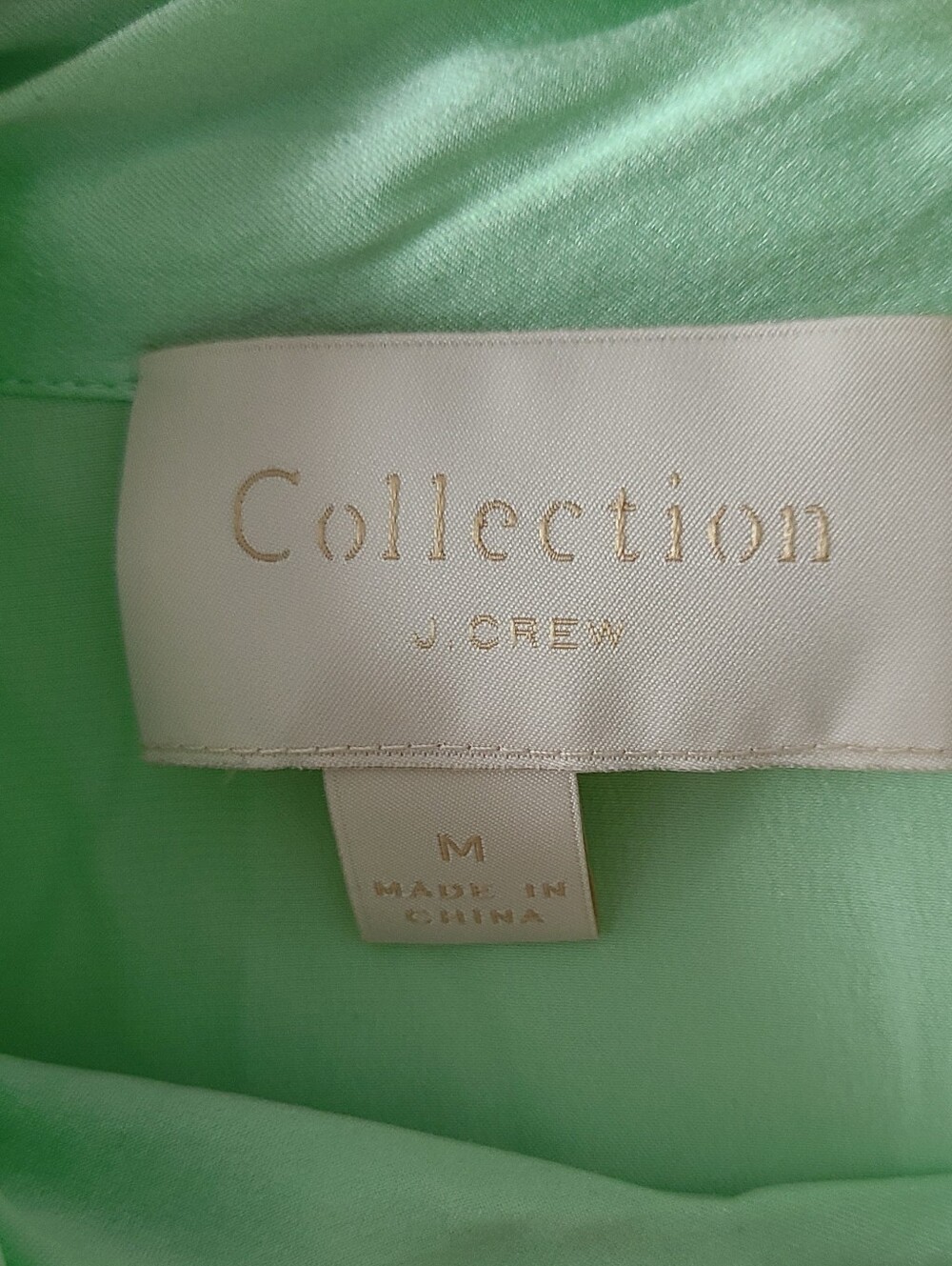 J.Crew Collection Silk Tie Neck Blouse - Picture 7 of 7